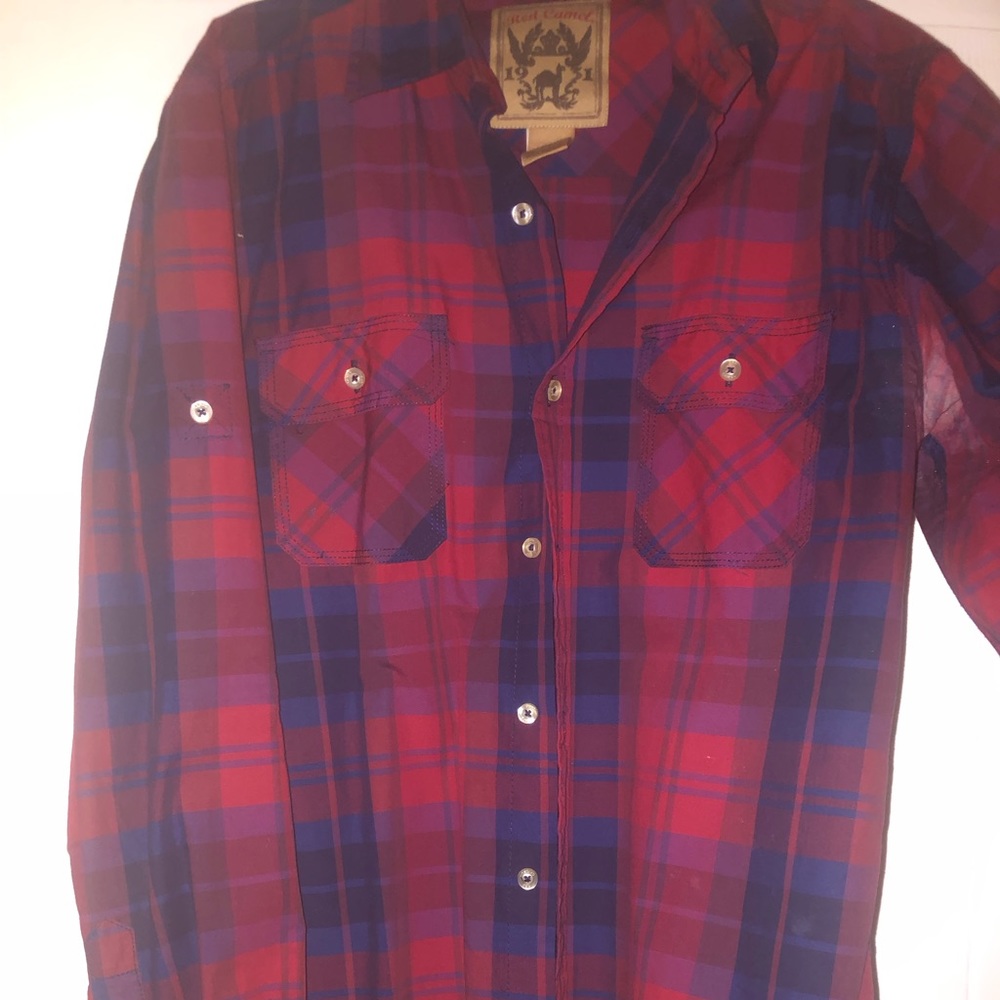 Red Camel size M button up shirt